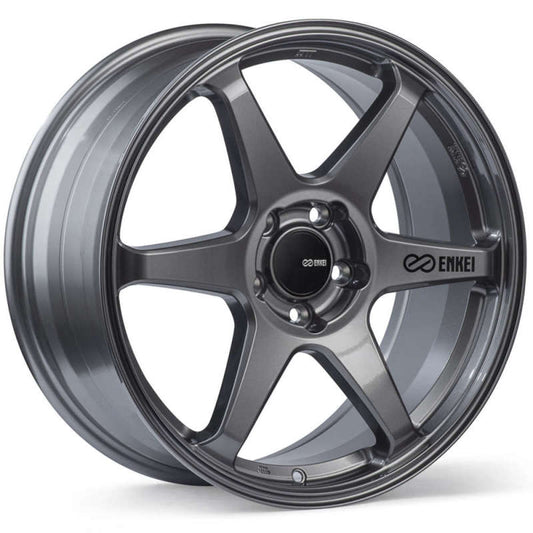 Enkei T6R 18x9.5 45mm Offset 5x120 Bolt Pattern 72.6 Bore Gloss Gunmetal Wheel - Racecraft Industries