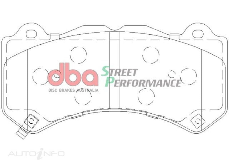 DBA 07-22 Nissan GT-R R35 Front Street Performance Brake Pad Kit - Racecraft Industries