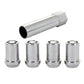 McGard Wheel Lock Nut Set - 4pk. (Tuner / Cone Seat) M12X1.5 / 13/16 Hex / 1.24in. Length - Chrome - Racecraft Industries