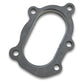 Vibrant GT25R / GT28R Discharge Flange with Oval Outlet (5 Bolt) Mild Steel 1/2in Thick - Racecraft Industries