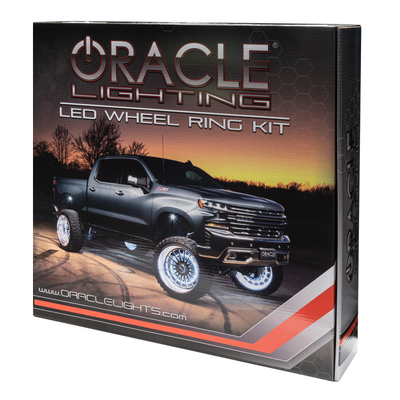 Oracle LED Illuminated Wheel Rings - ColorSHIFT No Remote - ColorSHIFT No Remote SEE WARRANTY - Racecraft Industries
