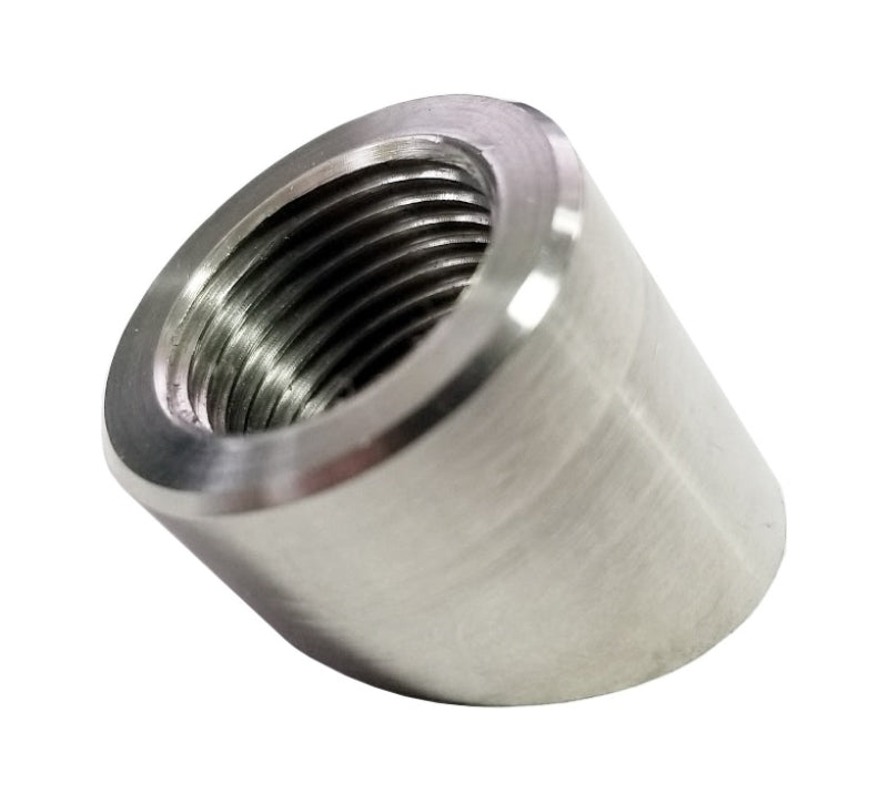 Torque Solution O2 Sensor Bung 60 Degree Angled Stainless Steel - Racecraft Industries