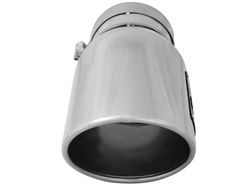 aFe Diesel Exhaust Tip Bolt On Black 5in Inlet x 7in Outlet x 12in - Right - Racecraft Industries
