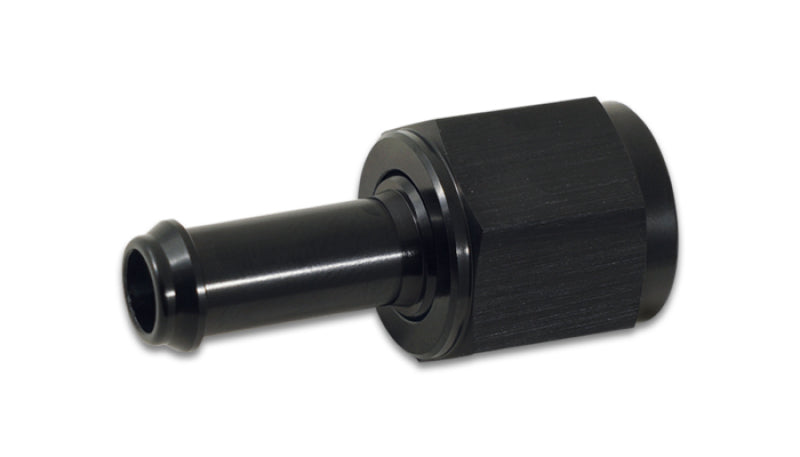 Vibrant Female AN to Hose Barb Straight Adapter AN -3 Barb 0.25in - Racecraft Industries