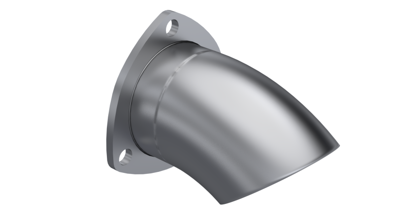 QTP 3in Bolt-On QTEC Adjustable Turn Down - Racecraft Industries