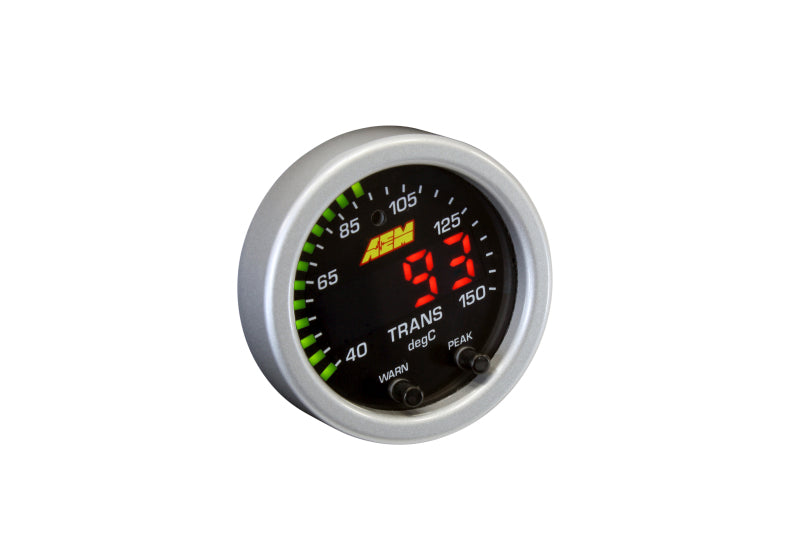 AEM X-Series Temperature 100-300F Gauge Kit (ONLY Black Bezel and Water Temp. Faceplate) - Racecraft Industries