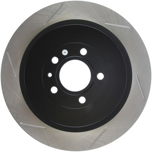 StopTech Premium High Carbon 13-14 Ford Mustang/Shelby GT500 Right Rear Disc Slotted Brake Rotor - Racecraft Industries