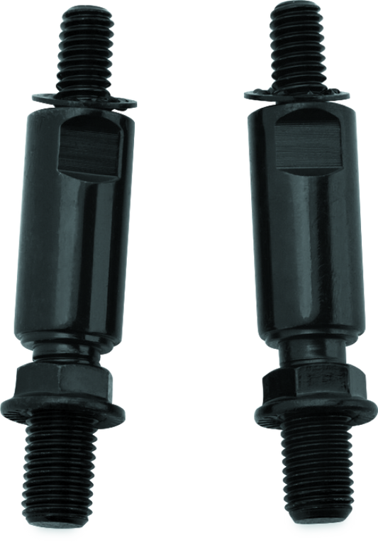 Kuryakyn Raised Mirror Mnt Adapters Gloss Black - Racecraft Industries