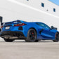 Corsa 20-24 Corvette C8 3in Valved Cat-Back 4.5in Blk Quad Tips Fits Factory Perf Exhaust DeletesAFM - Racecraft Industries