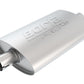 Borla Universal Pro-XS Muffler Oval 2.25in Inlet/Outlet Notched Muffler - Racecraft Industries