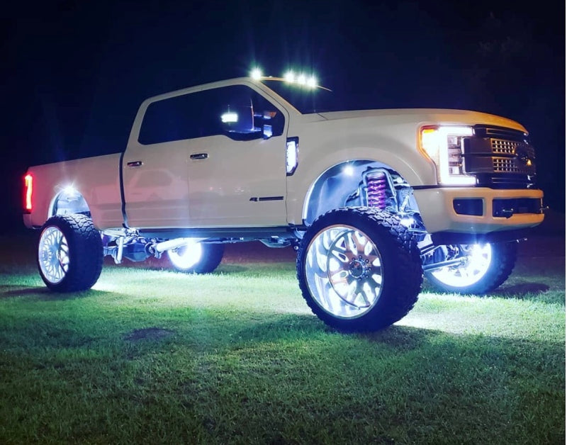 Oracle LED Illuminated Wheel Rings - Double LED - White SEE WARRANTY - Racecraft Industries