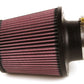 K&N Universal Rubber Filter - Round Tapered 6in Base OD x 3in Flange ID x 6in H - Racecraft Industries
