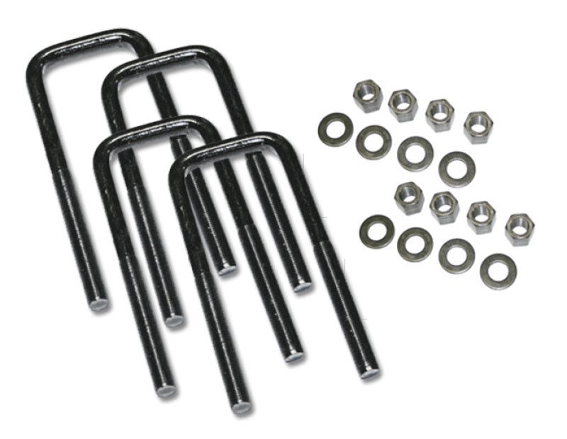 Superlift U-Bolt 4 Pack 5/8x3-1/4x16 Square w/ Hardware - Racecraft Industries