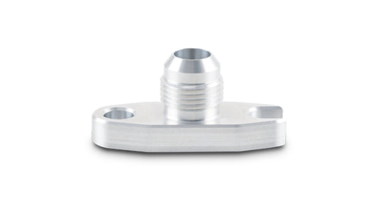Vibrant 2.00in Bolt Hole -10AN Male Flare Aluminum Oil Drain Flange w/Crowfoot - Racecraft Industries