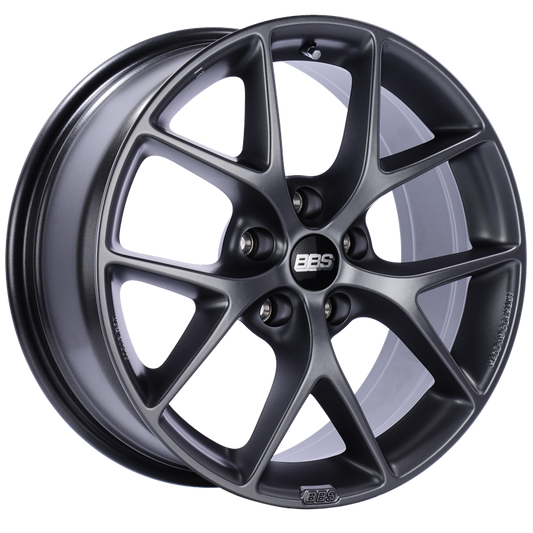 BBS SR 17x7.5 5x112 ET45 Satin Grey Wheel -82mm PFS/Clip Required - Racecraft Industries