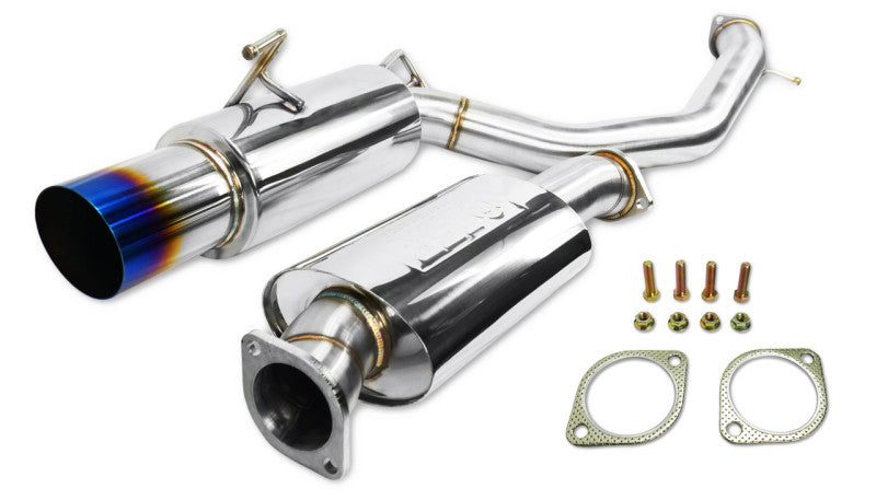 ISR Performance GT Single Exhaust With Burnt Tip - Nissan 370Z - Racecraft Industries