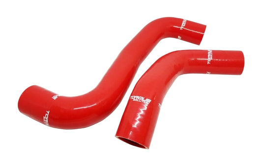 Torque Solution 08-14 Subaru WRX / 08-18 STI / 09-13 Forester XT Silicone Radiator Hose Kit - Red - Racecraft Industries