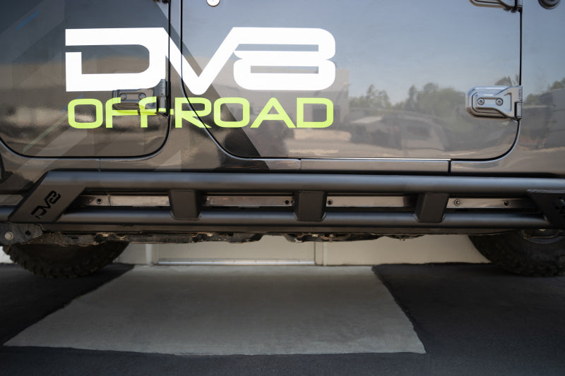 DV8 Offroad 18-23 Jeep Wrangler JL 4 Door FS-15 Series Rock Sliders - Racecraft Industries