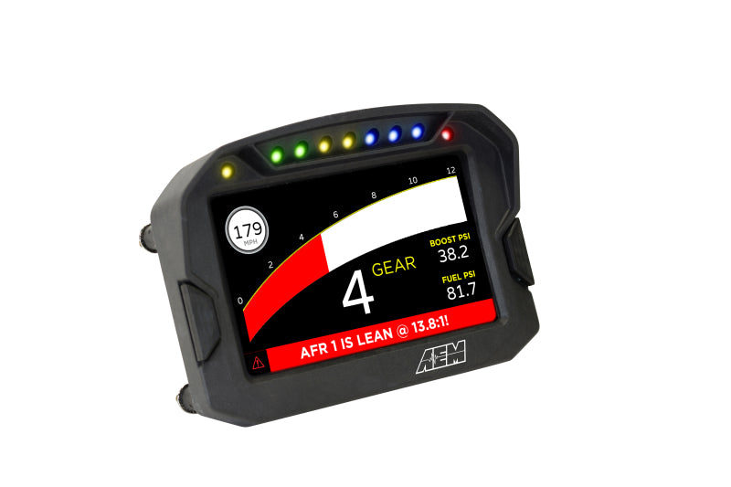 AEM CD-5LG Carbon Logging Digital Dash Display w/ Internal 10Hz GPS & Antenna - Racecraft Industries