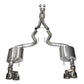 Corsa 2015-2017 Ford Mustang GT 5.0 3in Cat Back Exhaust Polish Quad Tips (Xtreme) - Racecraft Industries
