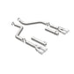 MagnaFlow Axle-Back, SS, 3in, Quad Split Rear 3.5 Tips 2015 Dodge Challenger incl SRT Hellcat - Racecraft Industries
