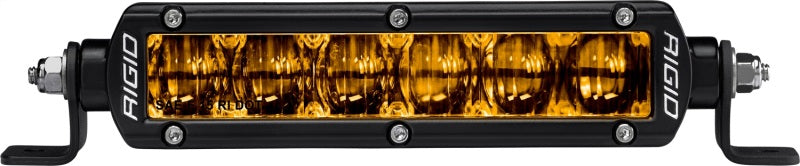 Rigid Industries 6in SR-Series Pro Dot / SAE Fog Lights (Pair) - Selective Yellow - Racecraft Industries