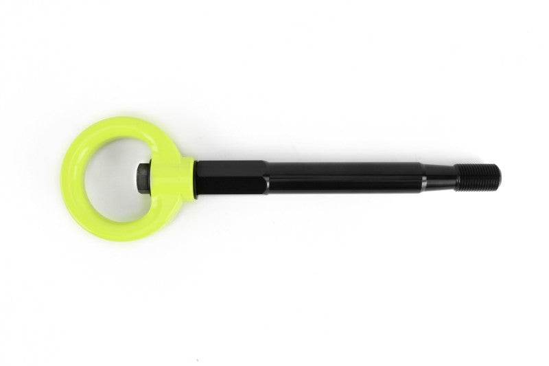 Perrin 2022 Subaru WRX / 18-21 Crosstrek / 14-21 Forester Tow Hook Kit (Front) - Neon Yellow - Racecraft Industries