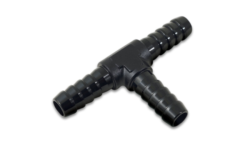 Vibrant 3/16in Barbed Tee Adapter - Black Anodized - Racecraft Industries