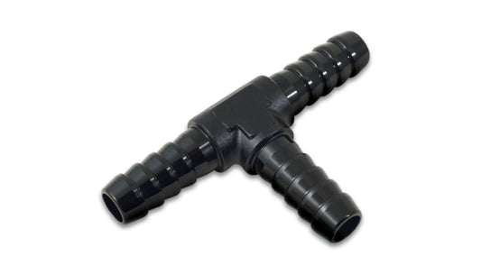 Vibrant 3/16in Barbed Tee Adapter - Black Anodized - Racecraft Industries