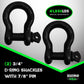 Rhino USA 30Ft Tow Strap/Shackles Combo - Racecraft Industries