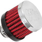 K&N .315/.431 Flange 1 3/8 inch OD 1.5 inch H Clamp On Crankcase Vent Filter - Racecraft Industries