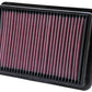 K&N 05-11 Nissan Navara 2.5L L4 10.5in OS Length/7.438in OS Width/1.438in H Replacement Air Filter - Racecraft Industries