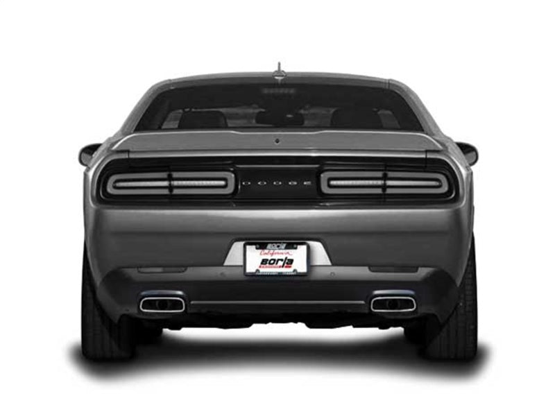 Borla 15-16 Dodge Challenger R/T 5.7L Dual Rectangle Angle Cut Dual Split Rear Exit S-Type Exhaust - Racecraft Industries