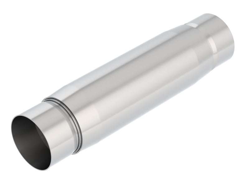 Borla CrateMuffler Resonator Option 3in Center/Center 3.5in Round x 10in - Null Sound Center/Center - Racecraft Industries