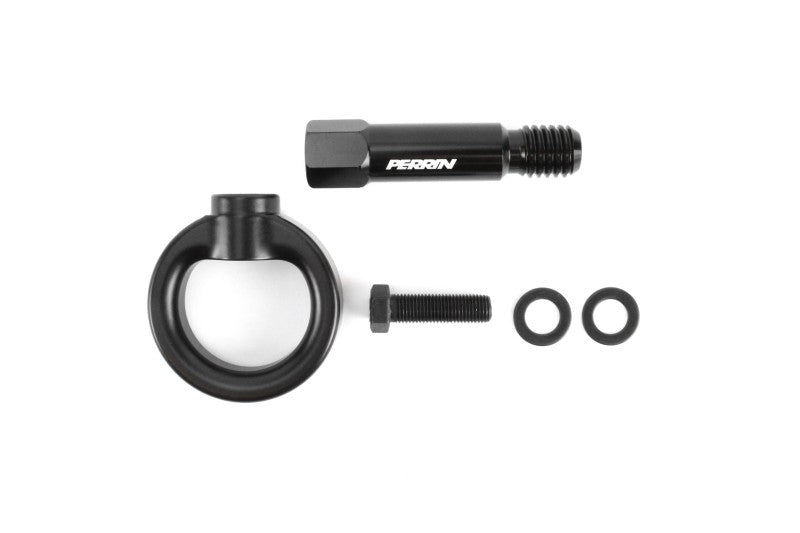 Perrin 2020 Toyota Supra Tow Hook Kit (Front) - Black - Racecraft Industries