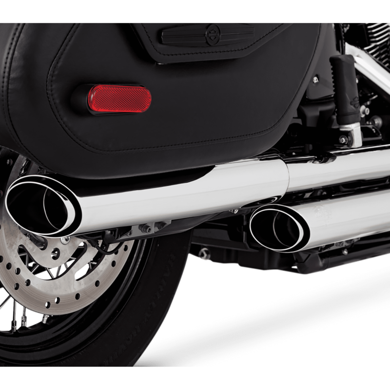 Vance & Hines 18-22 Harley Davidson Softail Heritage Twin Slash PCX Slip-On Exhaust - Chrome - Racecraft Industries