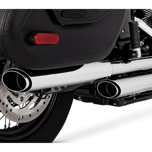 Vance & Hines 18-22 Harley Davidson Softail Heritage Twin Slash PCX Slip-On Exhaust - Chrome - Racecraft Industries