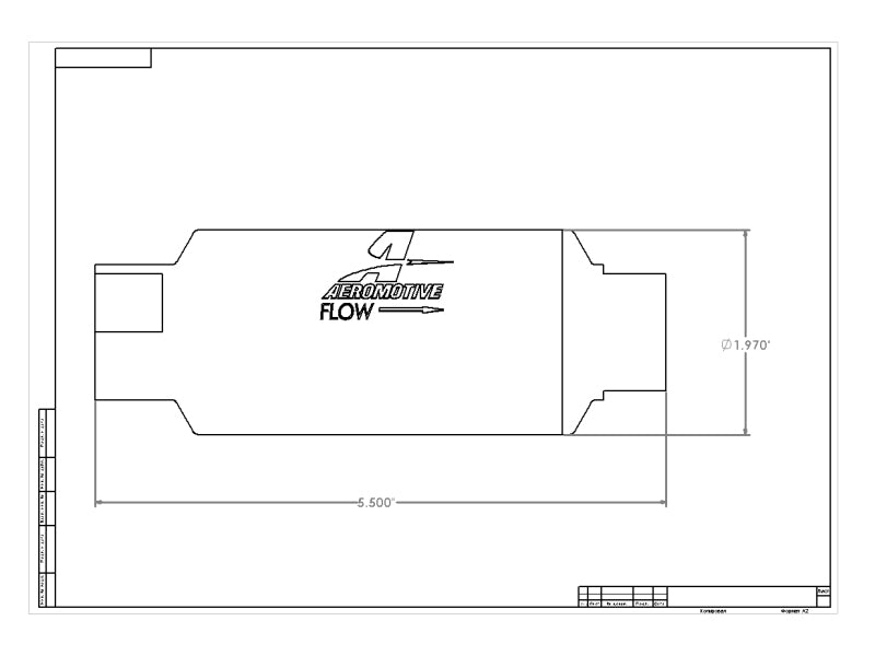 Aeromotive In-Line Filter - (AN-10) 10 Micron fabric Element - Racecraft Industries