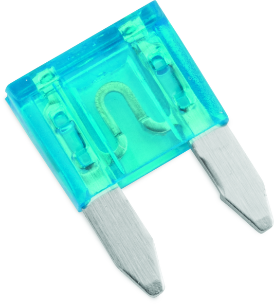 BikeMaster 5Piece 15A Replacement Mini Blade Fuse - Racecraft Industries