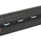 Vibrant 4 Ply Reinforced Silicone Straight Hose Coupling - 4in I.D. x 12in long (BLACK) - Racecraft Industries