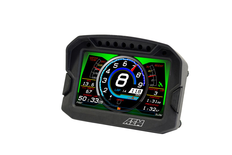 AEM CD-5LG Carbon Logging Digital Dash Display w/ Internal 10Hz GPS & Antenna - Racecraft Industries