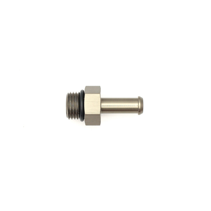 DeatschWerks 6AN ORB Male To 5/16in Barb Fitting (Single Barb - Incl O-Ring) - Racecraft Industries