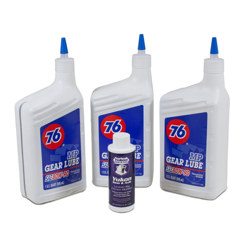 Yukon Gear 3 Qt. 80W90 Conventional Gear Oil w/Posi Additive - Racecraft Industries