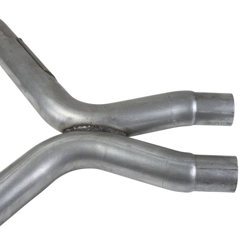 BBK 11-14 Mustang 3.7 V6 Short Mid X Pipe With Catalytic Converters 2-1/2 For BBK Long Tube Headers - Racecraft Industries