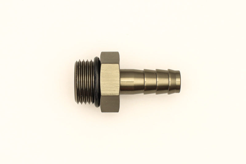 DeatschWerks 8AN ORB Male To 3/8in. Male Triple Barb Fitting (Incl. O-Ring) - Racecraft Industries