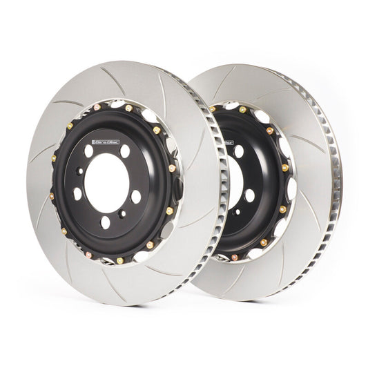 GiroDisc 2022+ Audi RS3 (8Y) Zinc Plated Slotted Front Rotors - Racecraft Industries
