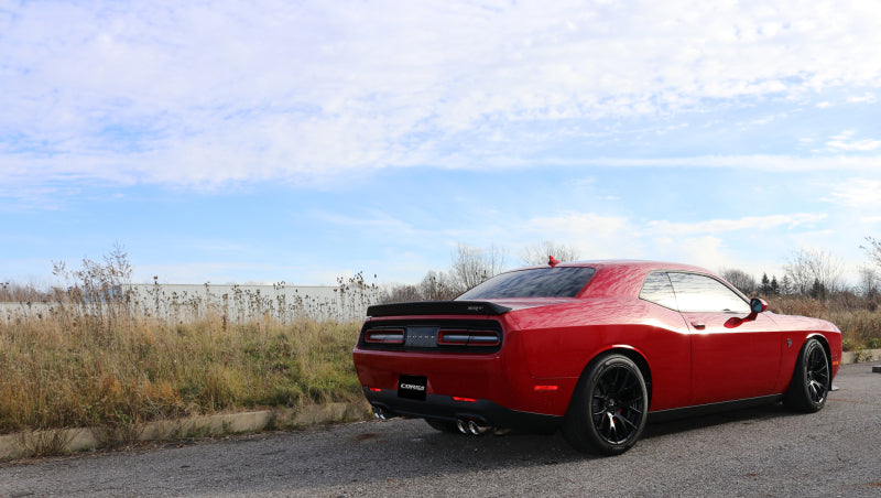 Corsa 2015-2023 Dodge Challenger Hellcat Dual Rear Exit Extreme Exhaust w/ 3.5in Polished Tips - Racecraft Industries
