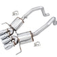 AWE Tuning 14-19 Chevy Corvette C7 Z06/ZR1 (w/o AFM) Touring Edition Axle-Back Exhaust w/Chrome Tips - Racecraft Industries