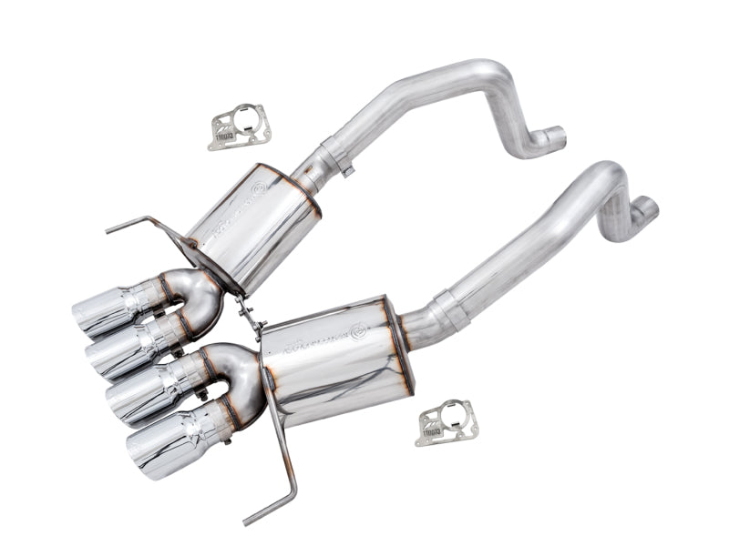 AWE Tuning 14-19 Chevy Corvette C7 Z06/ZR1 (w/o AFM) Touring Edition Axle-Back Exhaust w/Chrome Tips - Racecraft Industries