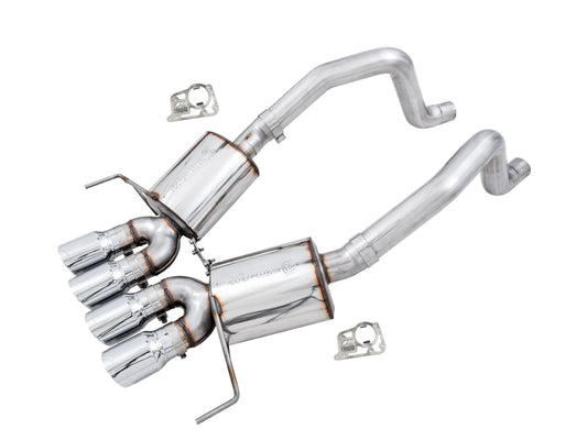 AWE Tuning 14-19 Chevy Corvette C7 Z06/ZR1 (w/o AFM) Touring Edition Axle-Back Exhaust w/Chrome Tips - Racecraft Industries